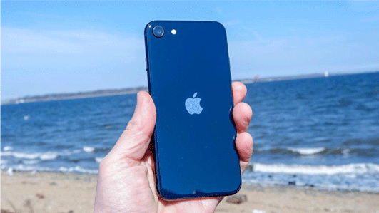 iPhone in Blue Colour